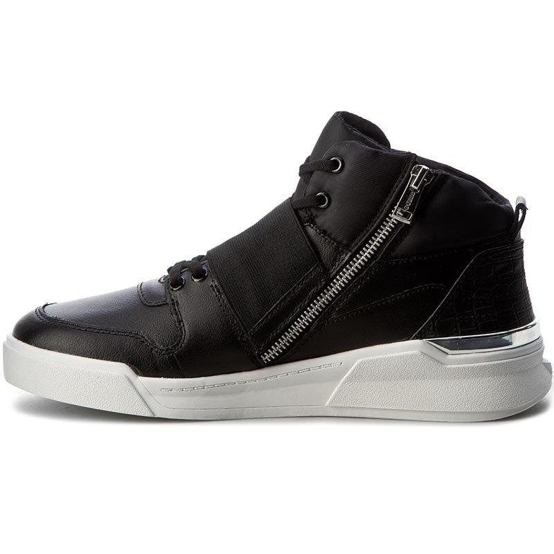 Sneakersy GUESS Knight Mid FMKHM1 LEA12 BLACK