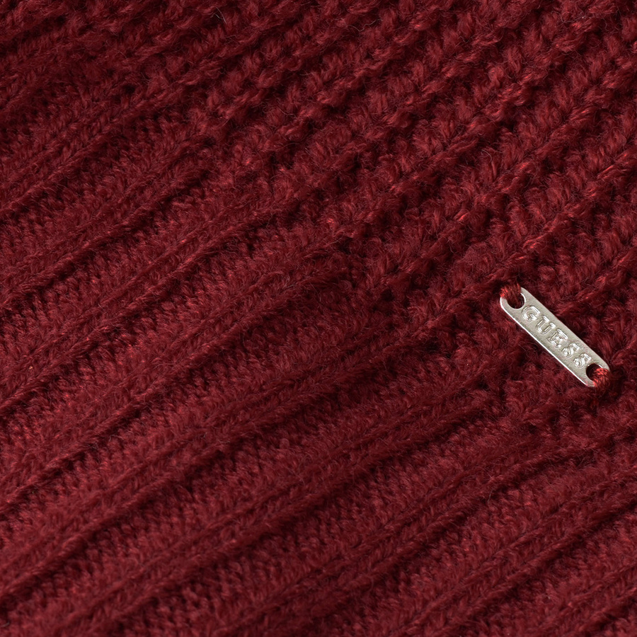 Sweter Golf Damski GUESS Gali Q1BR12 Z1S00 Bordowy