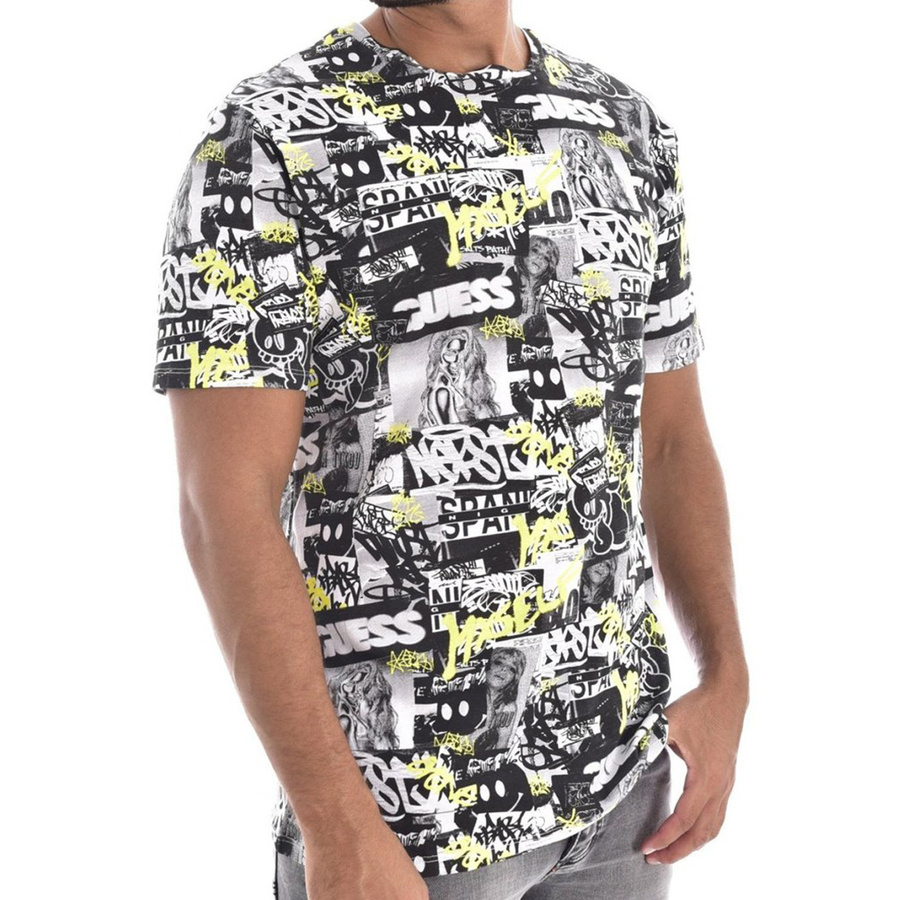 T-Shirt GUESS M2BI68 K9RM4 Szary Regular Fit