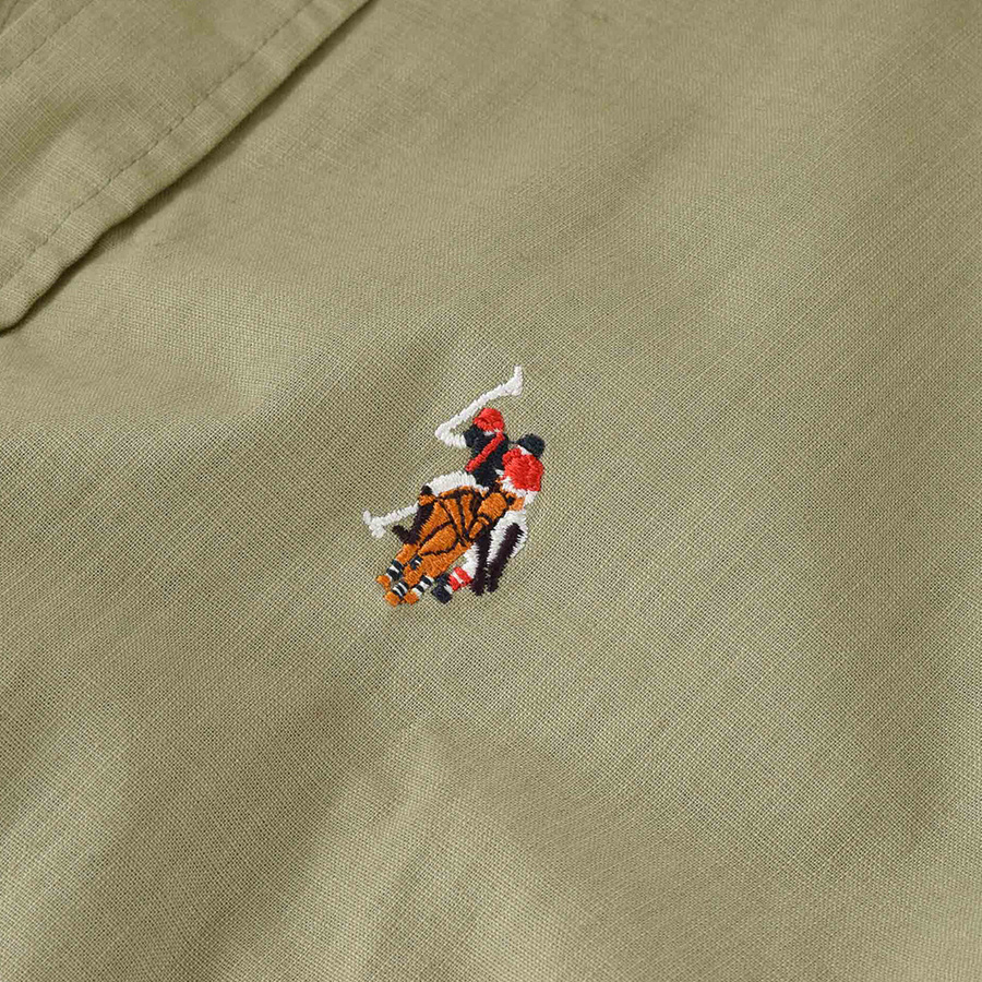 Koszula Męska U.S. POLO ASSN. US16038 Zielony