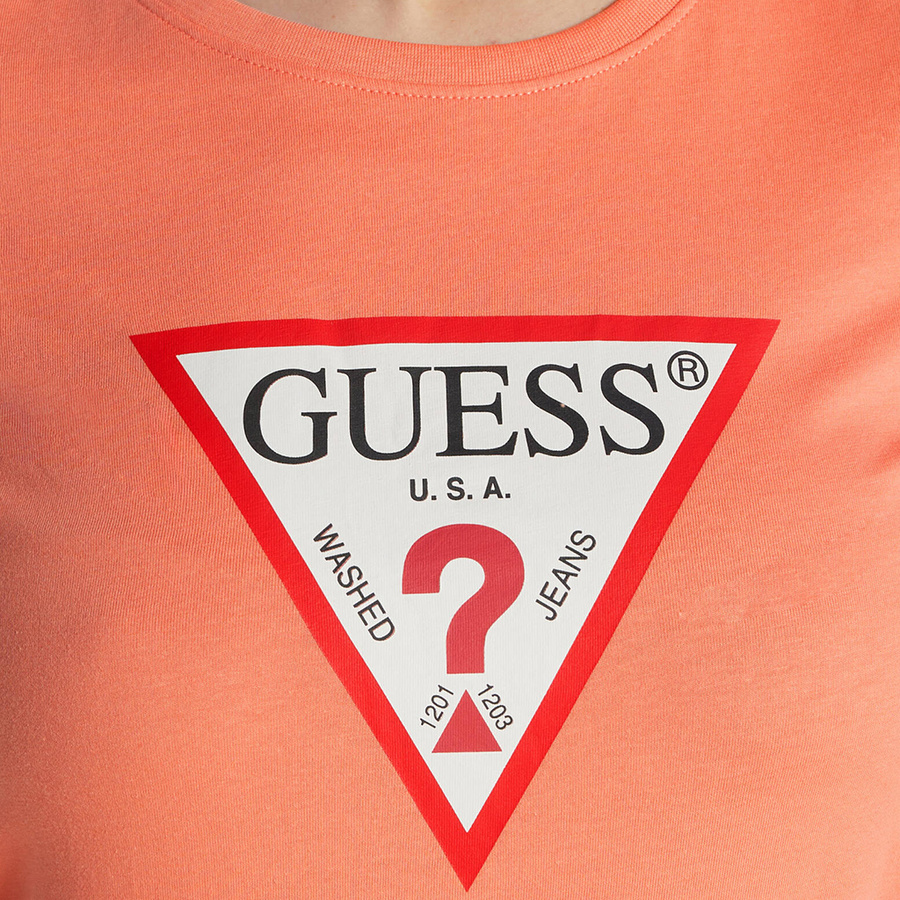 T-shirt Damski GUESS Logo W1YI1 BI3Z11 Orange