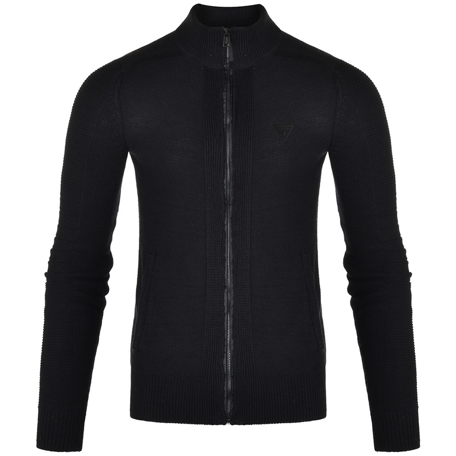 Sweter Męski GUESS Chet Solid X1BR01 Z2XF0 Czarny