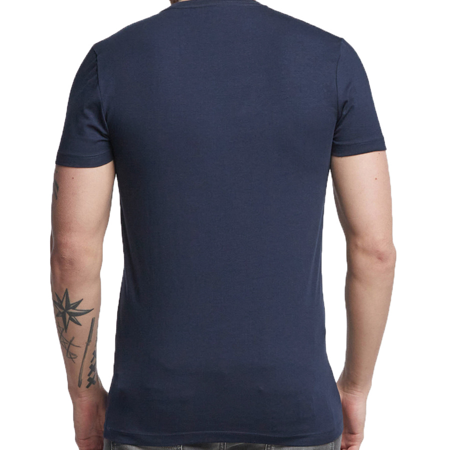 T-shirt Męski PEPE JEANS PM508210 Granatowy