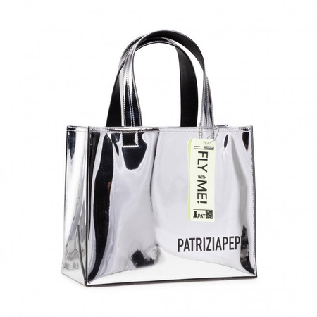 Torebka PATRIZIA PEPE 2VA060/A9R7-S298 Silver 