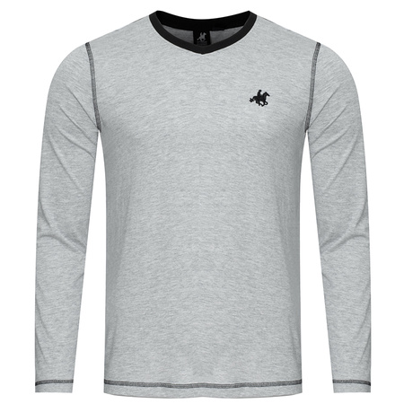 Bluzka Męska U.S. GRAND POLO EQUIPMENT & APPAREL Szara