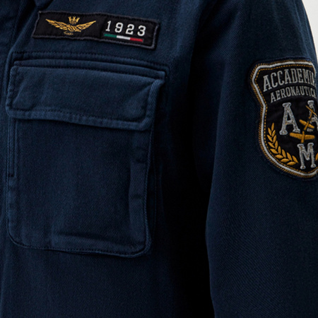 Kurtka Aeronautica Militare 242AC026CT3371 Granatowy