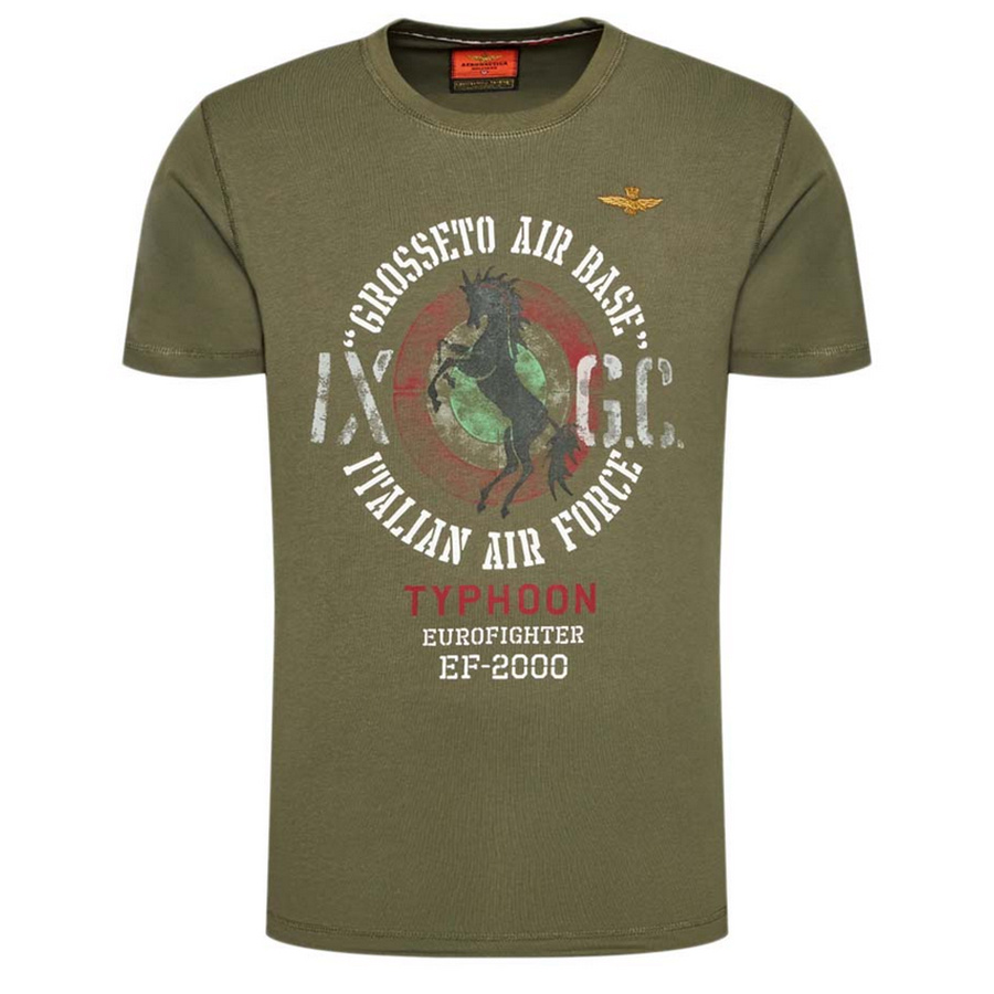 T-shirt Męski Aeronautica Militare TS1948 Khaki