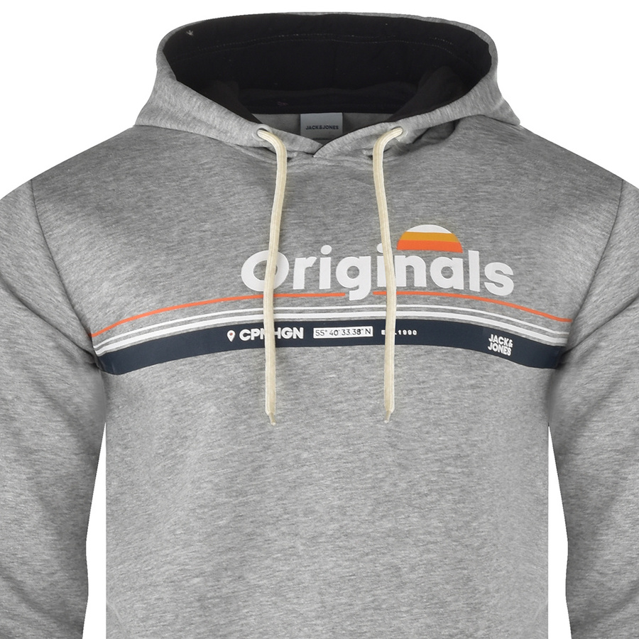 Bluza Meska JACK&JONES Logo 12163769 Szary