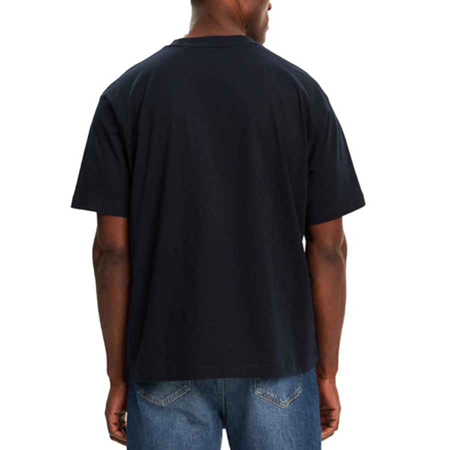 T-shirt GUESS Logo M4YI46 K8FQ4 Granatowy Oversize