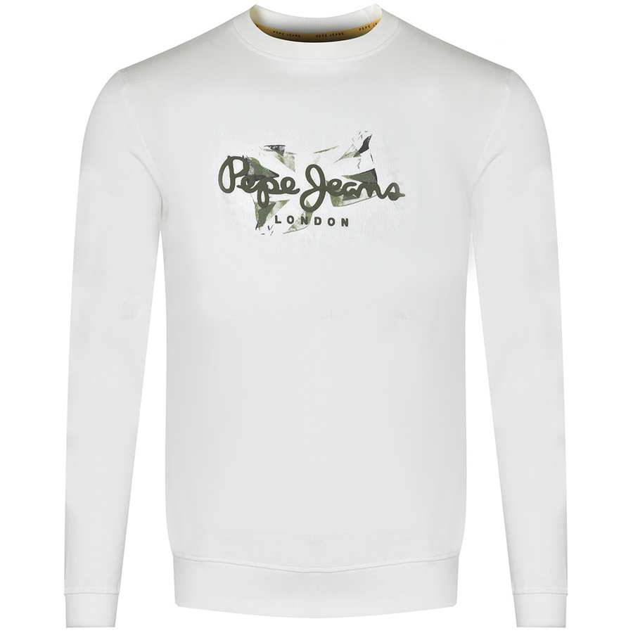 Bluza Męska PEPE JEANS Bernie PB503504 Biała