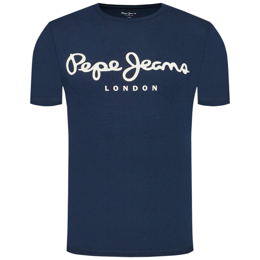 T-shirt Męski PEPE JEANS PM508210 Granatowy