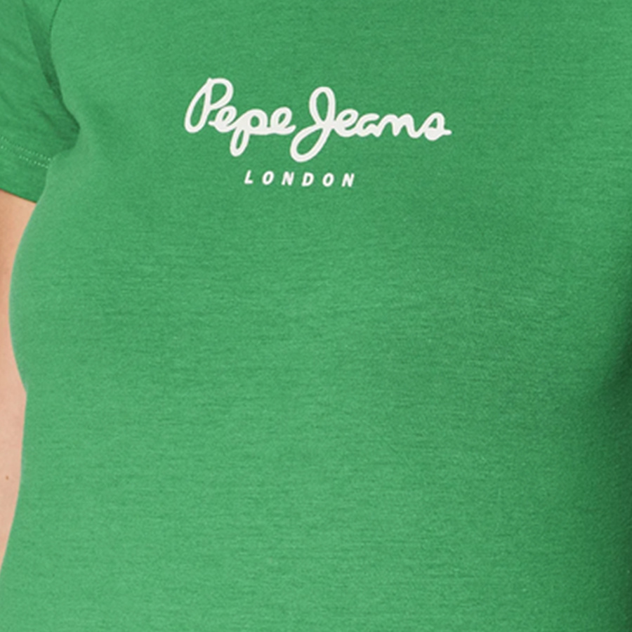 T-shirt PEPE JEANS New Virginia PL505202 Zielony