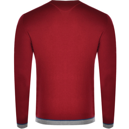 Sweter U.S. POLO ASSN. 64858 51958 Bordowy