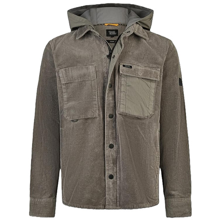 Kurtka Wiosenna Męska Sztruksowa CAMEL ACTIVE 409382/6S82 kamienny szary