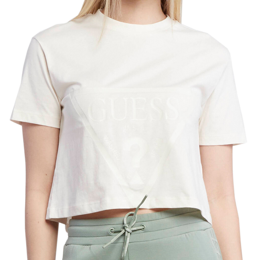 T-shirt Top Damski GUESS V2RI00 K8HM0 Relaxed Fit