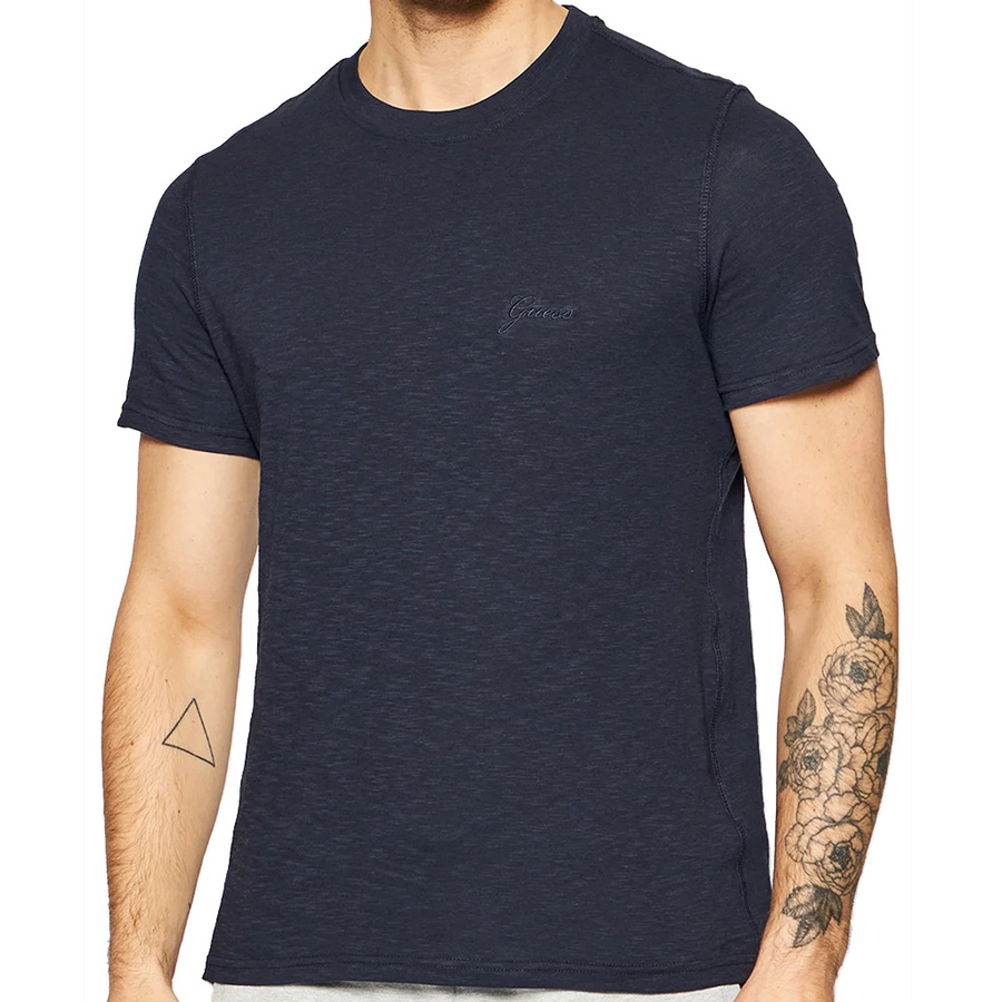 T-shirt Męski GUESS M2GI19 K6XN1 Granatowy