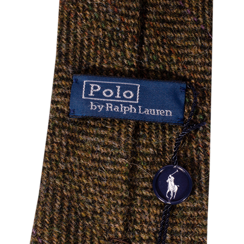 Krawat POLO RALPH LAUREN 712858991001 Brązowy