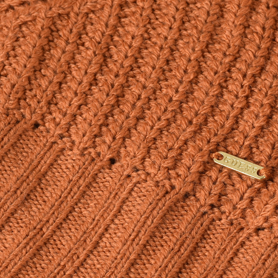 Sweter Golf Damski GUESS Gali Q1BR12 Z1S00 Brązowy