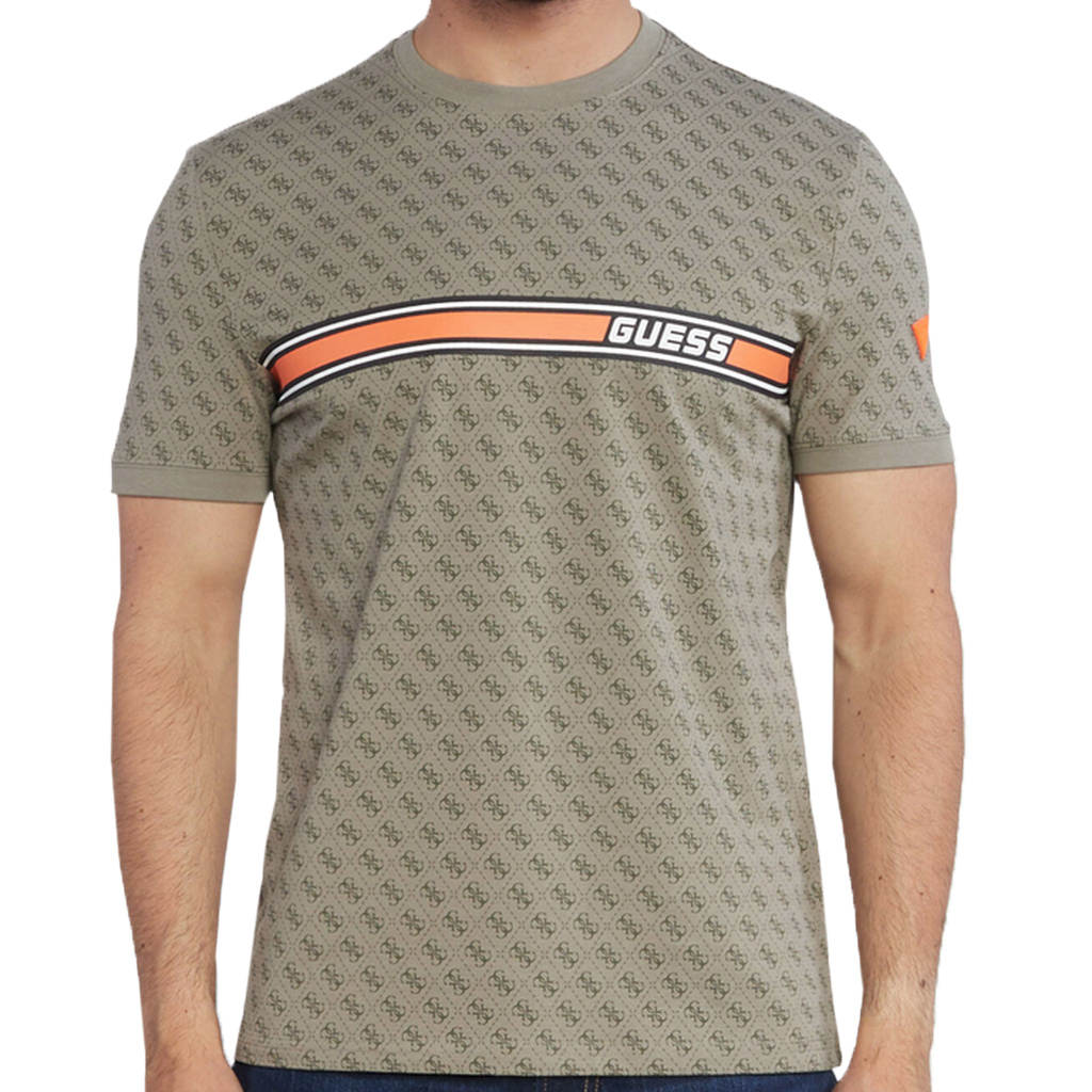 T-Shirt Męski GUESS Jamey Z2BI09 J1314 Zielony
