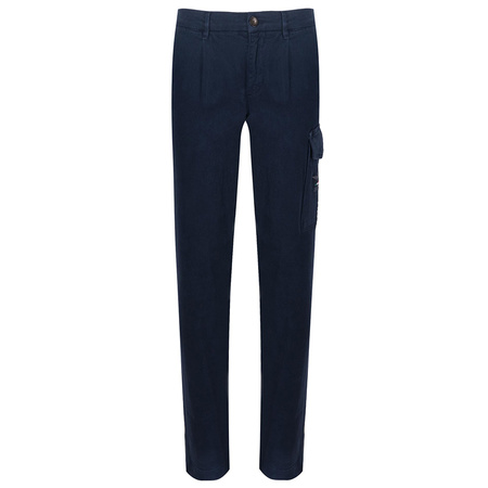 Spodnie Aeronautica Militare 242PA1614CT3371 Granatowe