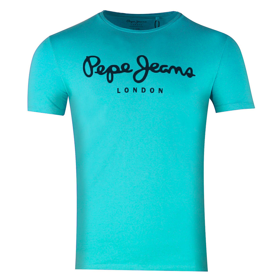 T-shirt Męski PEPE JEANS Melbourne PM508978 Turkus