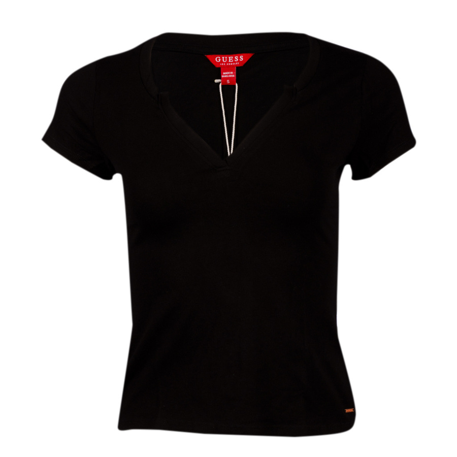 T-Shirt Damski GUESS Logo M1RI32 J1311 Czarny