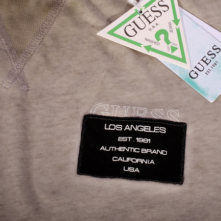 T-Shirt Męski GUESS X3GI08 KAK90 Zielony