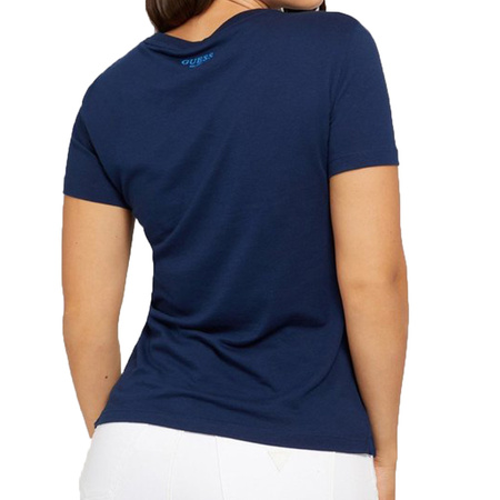 T-shirt Damski GUESS W2RI14 K9RV0 Granatowy