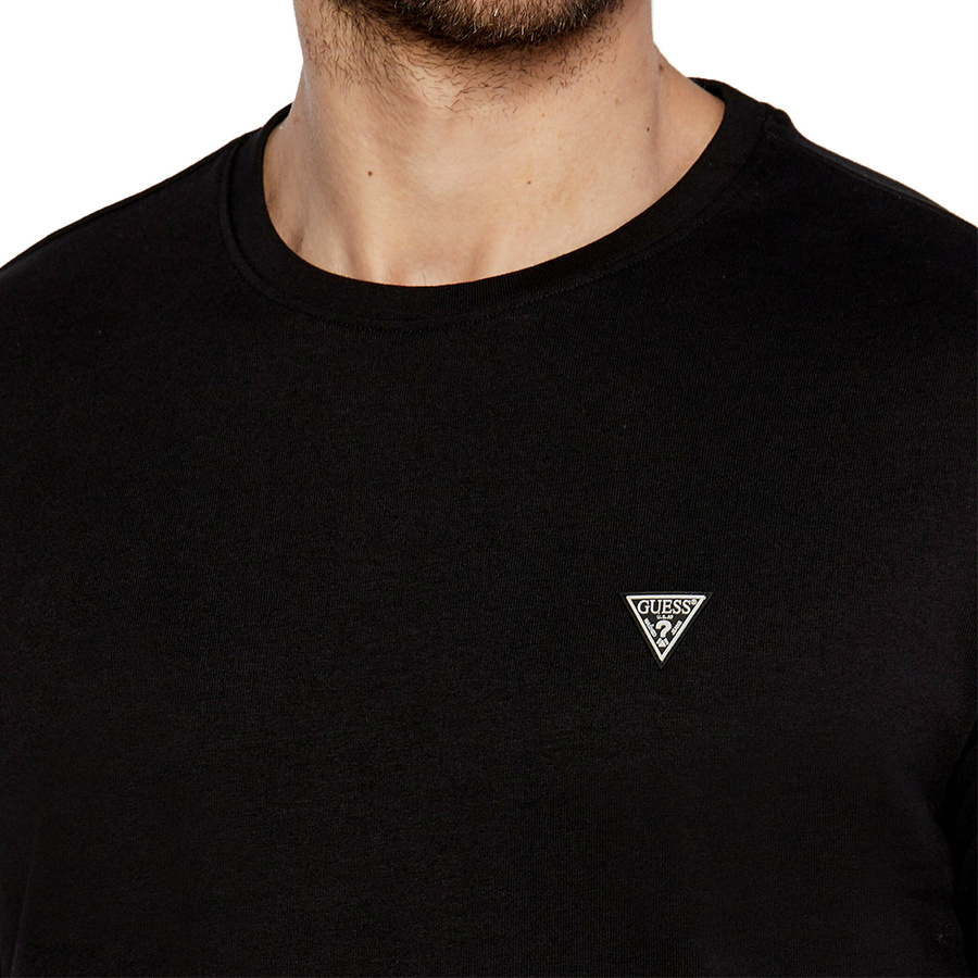 T-shirt Męski GUESS Logo M4YI0A KCCM1 Czarny