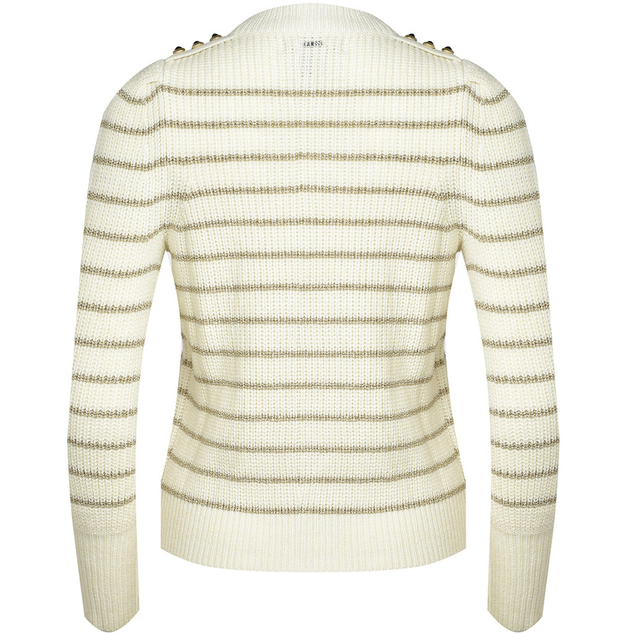 Sweter Damski GUESS W1YI0Q R8G00 Bezowy Guziki