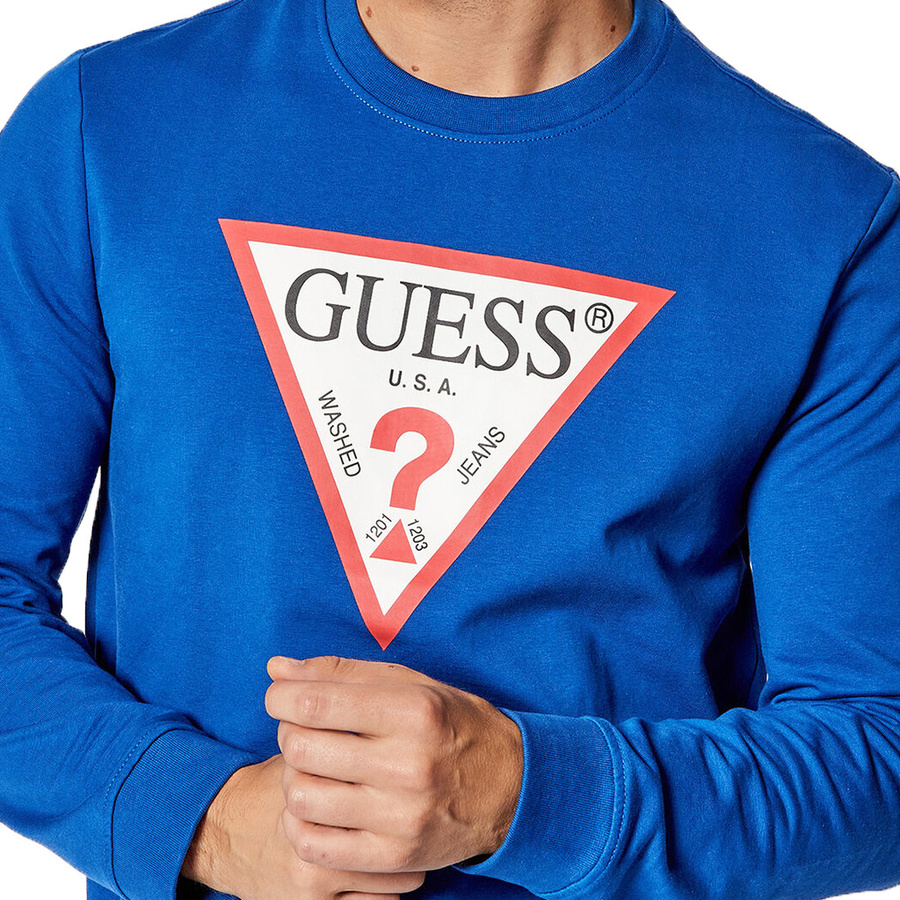 Bluza Męska GUESS Audley M1RQ37 K6ZS1 Niebieski