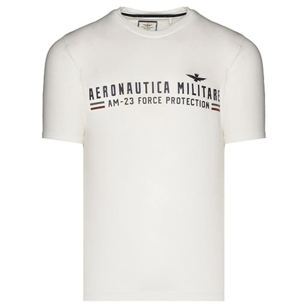 T-shirt Męski Aeronautica Militare 242TS1942J538 Biały