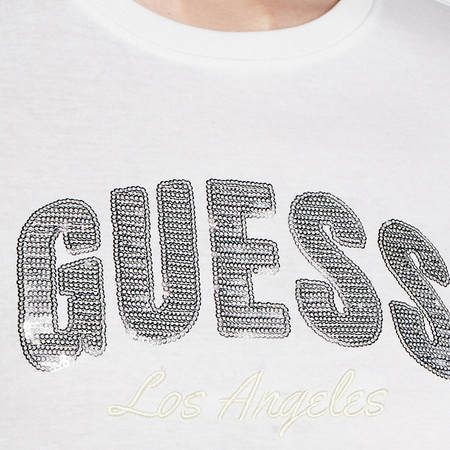T-shirt Damski GUESS Logo W4GI31 I3Z14 Biały