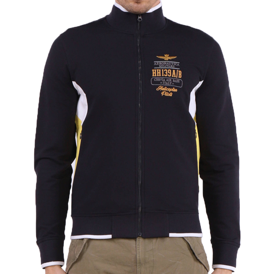 Bluza AERONAUTICA MILITARE FE1759F497 Granatowa