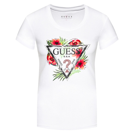 T-Shirt Damski GUESS Rebecca W1GI0N J1311 Bialy
