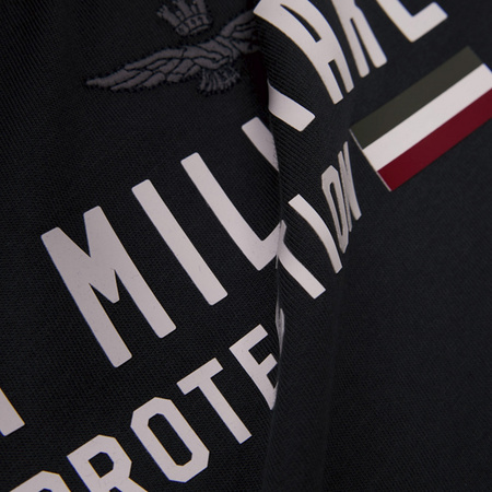 T-shirt Męski Aeronautica Militare 242TS1942J538 Granatowy