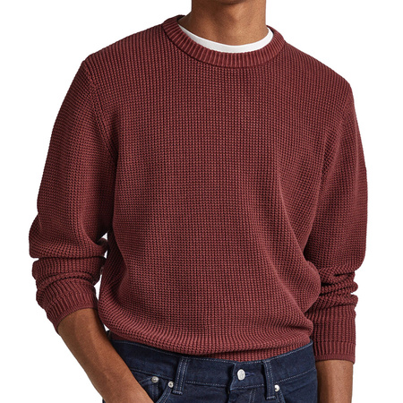 Sweter Męski PEPE JEANS PM702359 Bordowy