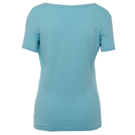 T-shirt Damski NAPAPIJRI Sapula N0YHPD I77 Turkusowy