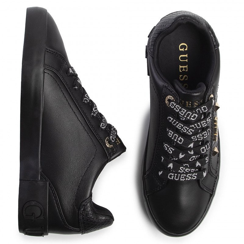  Sneakersy Damskie GUESS Puxly FL5PUX LEA12 BLACK