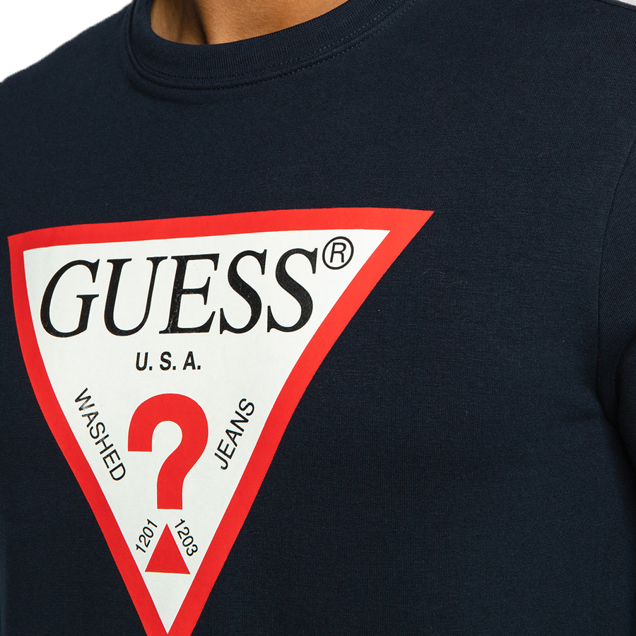 Bluza Męska GUESS M0BQ37 K7ON1 Fit Granatowa
