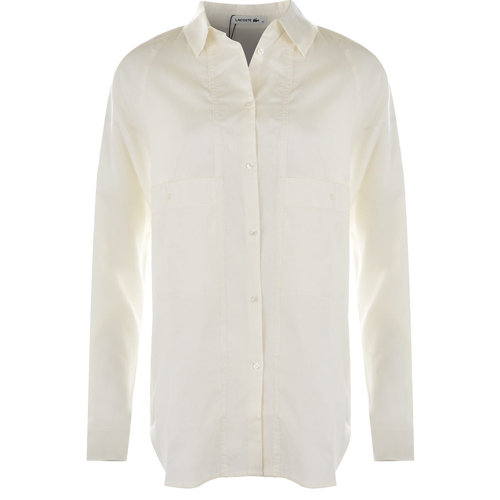 Koszula Damska LACOSTE CF2659 Bialy