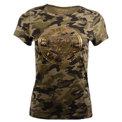 T-Shirt Damski GUESS M1RI28 J1311 Moro Slim Fit