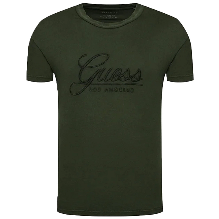 T-shirt Męski GUESS M1BI26 K8FQ1 Zielony