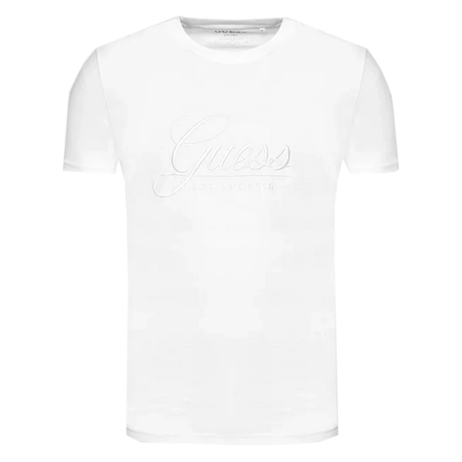 T-shirt Męski GUESS M1BI26 K8FQ1 Biały