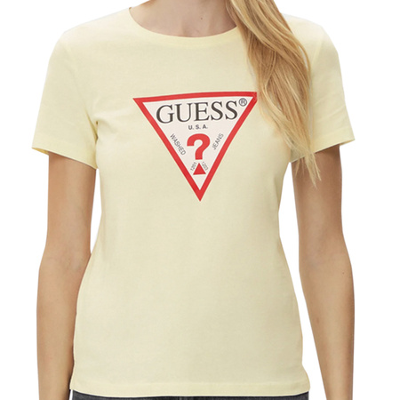 T-shirt Damski GUESS ORIGINAL W1YI1B I3Z11 Żółty
