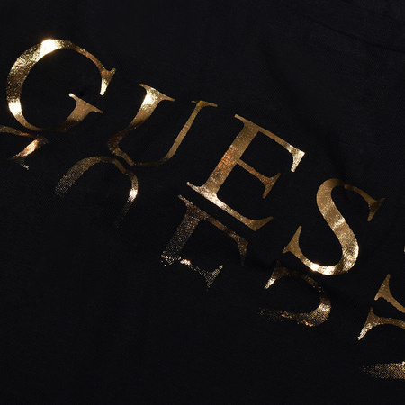 T-shirt Damski GUESS W2GI30 K9RM1 Napis Czarny