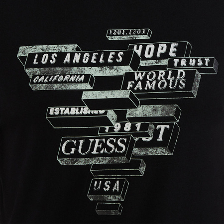 T-Shirt Męski GUESS ABSTRACT TRIAN M3YI23 J1314