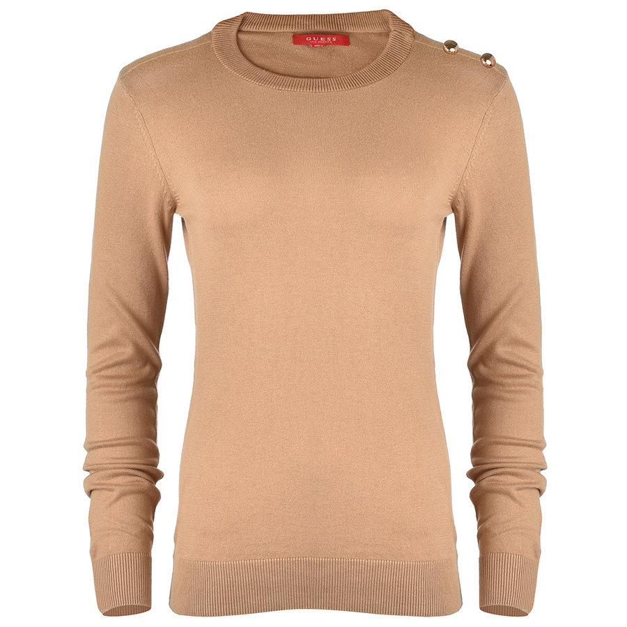 Sweter Damski GUESS Octavia Q1PR05 Z2YF0 Brązowy