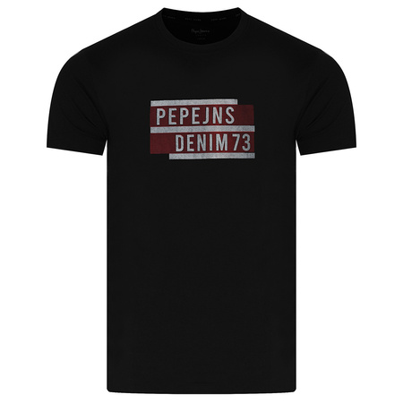 T-shirt Męski PEPE JEANS Oldwive PM508942 Czarny