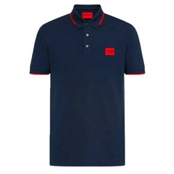 Koszulka Polo HUGO Deresino 50467384 Granatowa